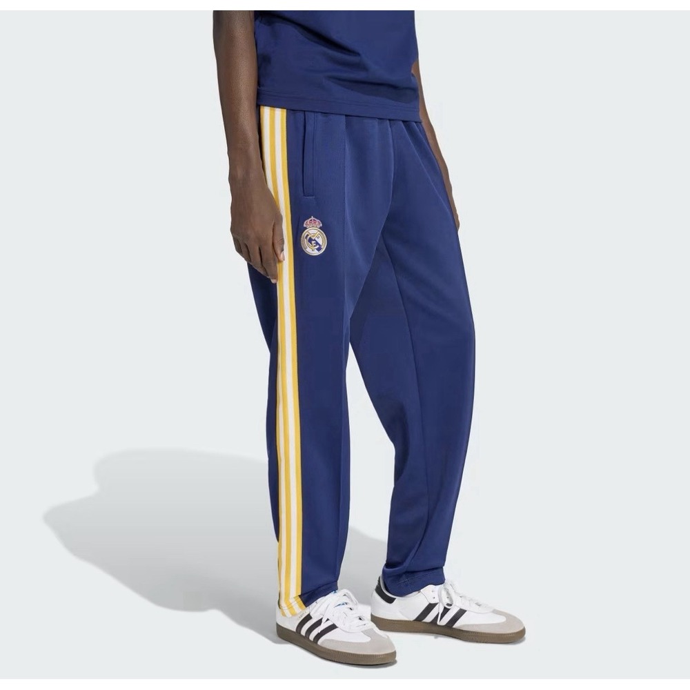 Adidas Originals Real Madrid Blue Track Pants JZ9151 Men's Size Small Soccer NWT